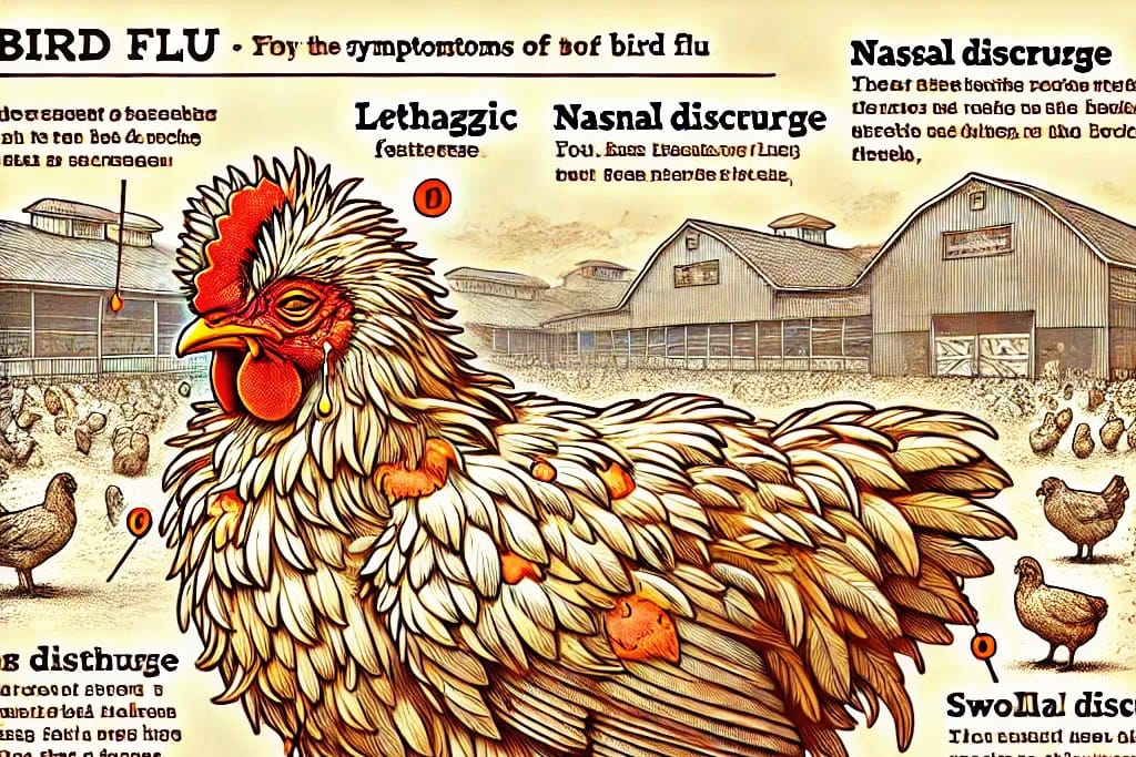 Symptoms of Bird Flu in Birds